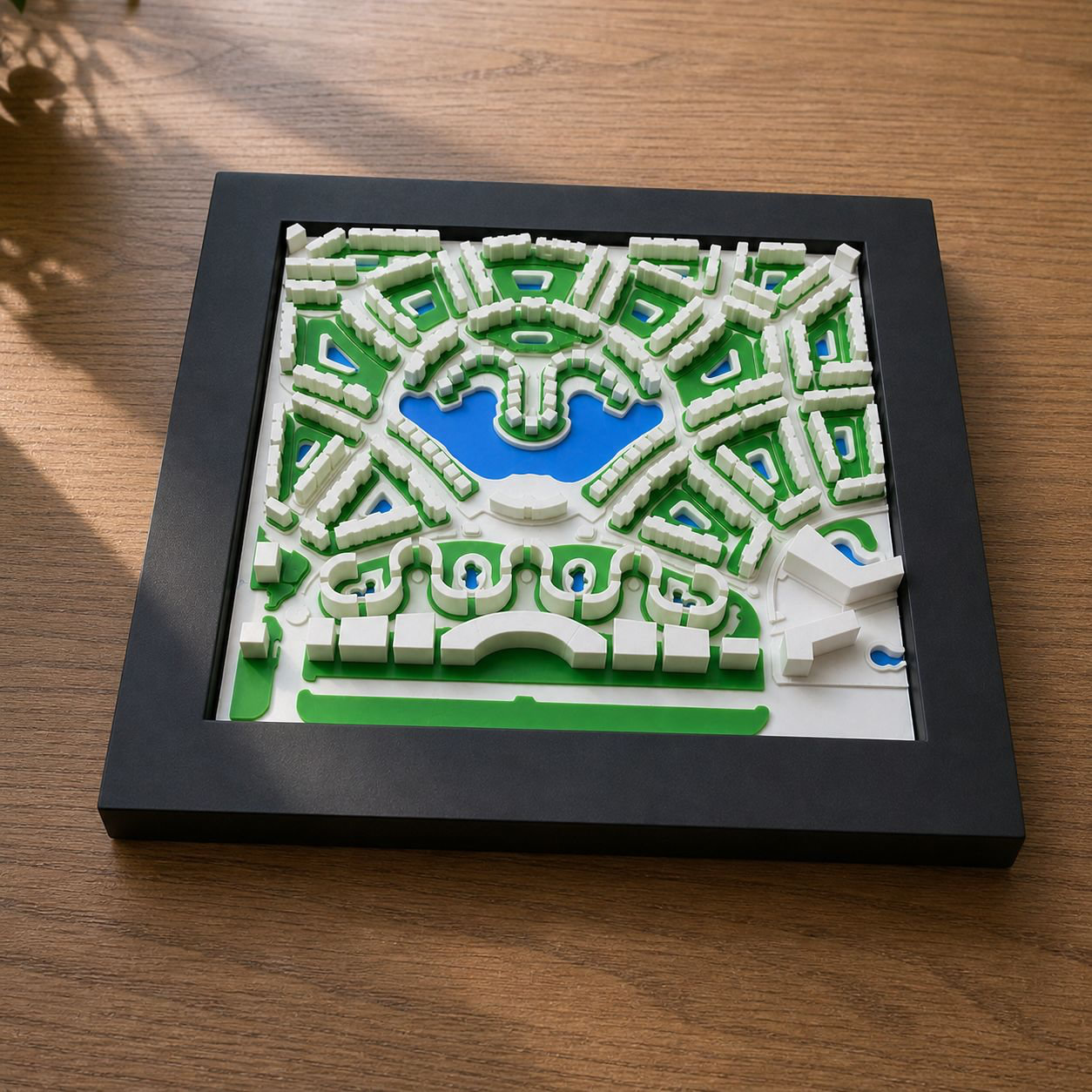 Custom 3D framed compound model produced for Q-Development across Q North and Q Bay
